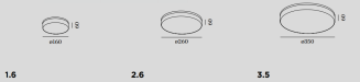 Lampa sufitowa Wever & Ducre ROB 2.6 natynkowa - 2