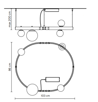 Lampa wisząca Karman STANT SE264 BB/EE - 3