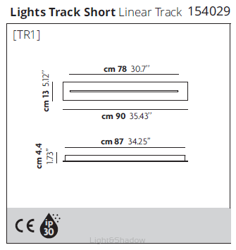 Lodes rozeta montażowa TRACK max 7 opraw R08L07 1000