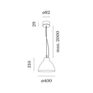 Lampa wisząca Wever&Ducre BISHOP 4.0 - 3
