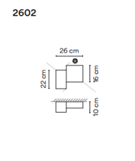 Vibia Structural 2602 wall - 3