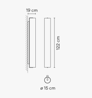 Kinkiet led Vibia KONTUR 6444/6446 - 3