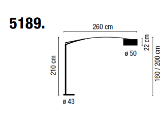 Lampa podłogowa VIBIA BALANCE 5189 - 4