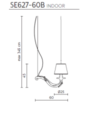 Karman DÉJÀ-VU suspension SE627-60 - 4