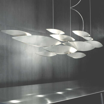 Lampa wisząca Terzani I LUCCI ARGENTATI 145cm