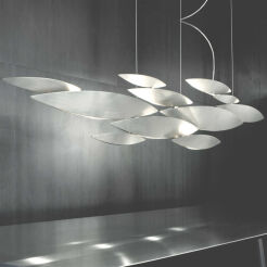 Terzani I LUCCI ARGENTATI suspension 145cm