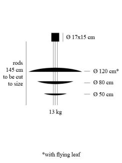 Lampa wisząca Catellani & Smith MACCHINA DELLA LUCE mod.C - 7
