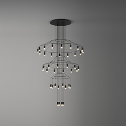 VIBIA WIREFLOW Chandelier 0378