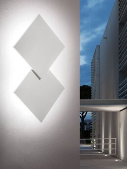 Kinkiet led Lodes Puzzle Outdoor Double Square