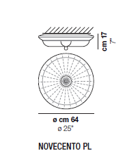 Vistosi NOVECENTO PL natynkowa - 4