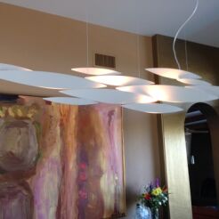 Terzani I LUCCI ARGENTATI suspension 220cm