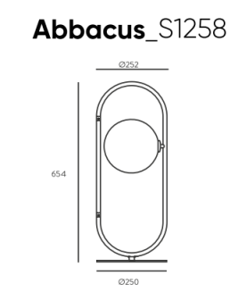 Lampa biurkowa Aromas ABBACUS_S1258 - 4