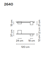 Vibia Structural 2640 ceiling - 2