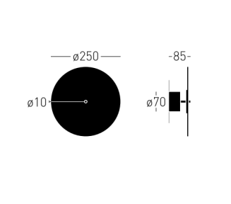 Kinkiet led CHORS Ra mini K - 5