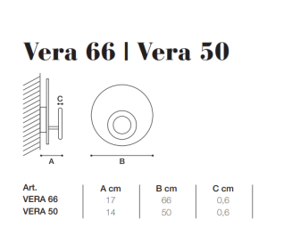 Kinkiet led ICONE VERA 66/50 - 4