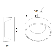 Lampa natynkowa MOLTO LUCE Gator SDI natynkowa - 4