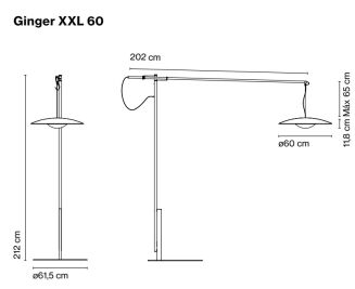 Lampa podłogowa Marset Ginger  XL/XXL - 8