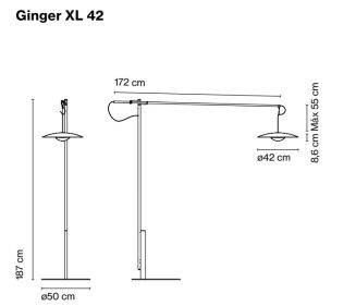 Lampa podłogowa Marset Ginger  XL/XXL - 9