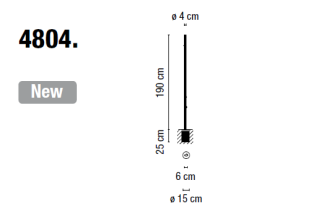 Lampa ogrodowa VIBIA BAMBOO 4804 - 4