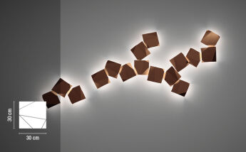 Kinkiet led VIBIA ORIGAMI 4500