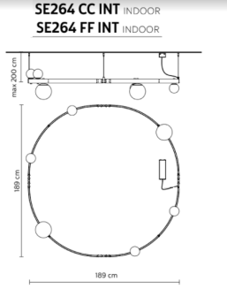 Lampa wisząca Karman STANT SE264 CC/FF - 4