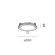 Wever&Ducre CITY IP44 wpuszczana - 3