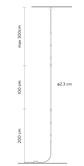 Lampa wisząca Karman LEDA sufit-podłoga - 6
