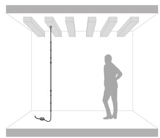 Lampa wisząca Karman LEDA sufit-podłoga - 7