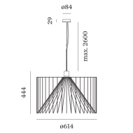 Wever&Ducre WIRO 6.1 2,6m wisząca - 2