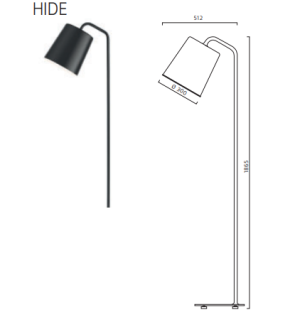 Lampa podłogowa Zero Lighting HIDE floor - 2