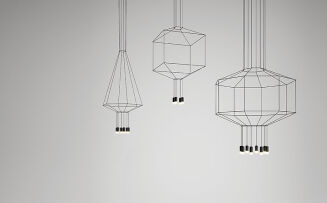 Lampa wisząca VIBIA WIREFLOW 3 - 3
